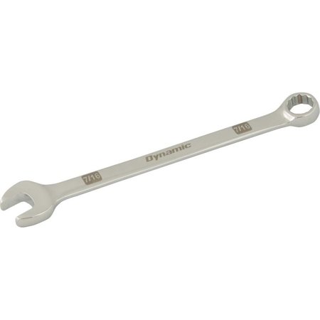 DYNAMIC Tools 7/16" 12 Point Combination Wrench, Mirror Chrome Finish D074014